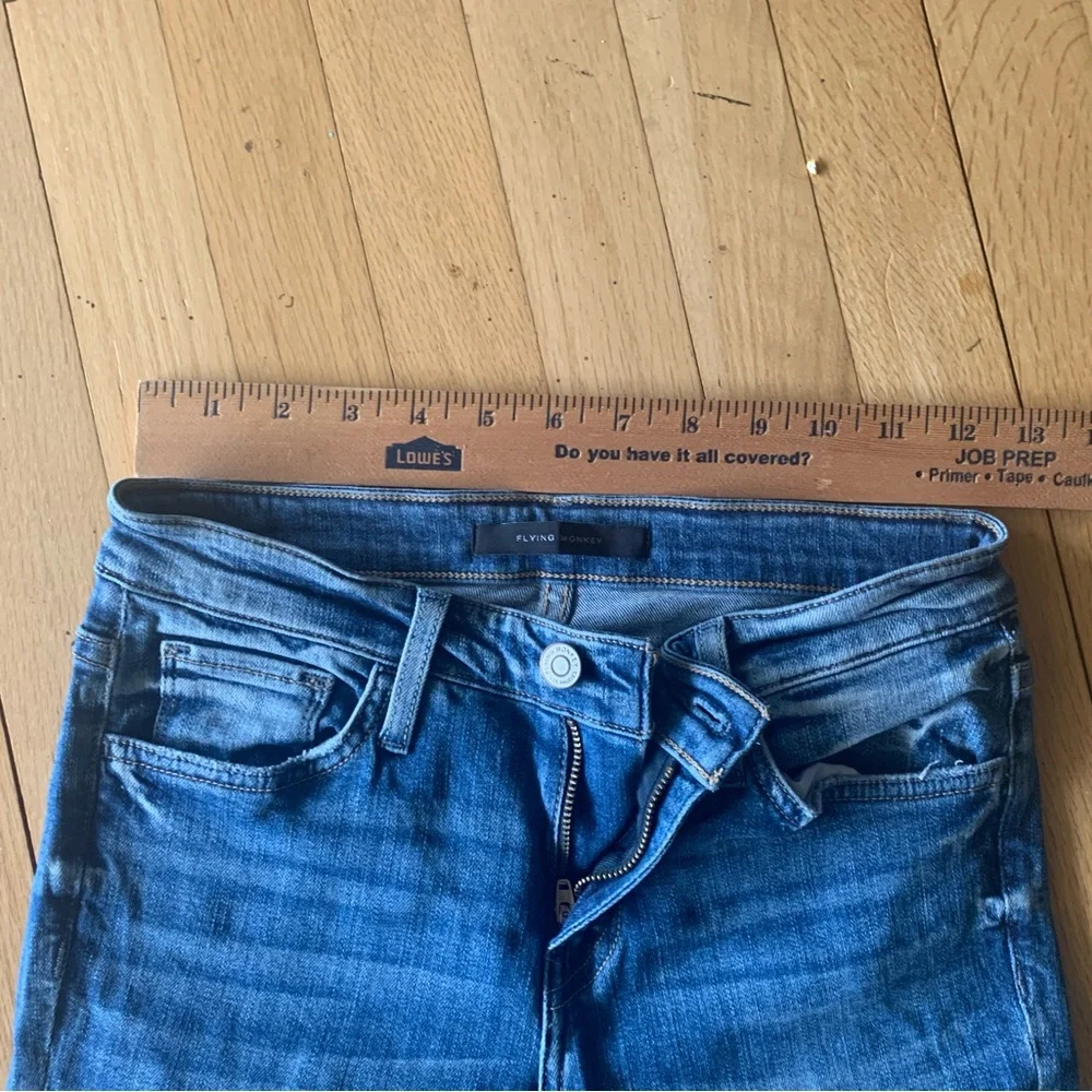 Flying Monkey Flared Blue Jeans - Picture 4 of 7